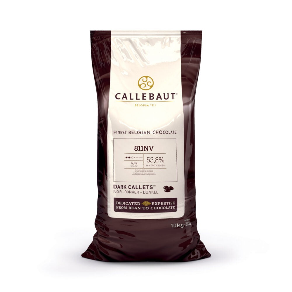 Callebaut Callets Dark Chocolate Finest Belgian 10kg Bulk Pack For Foodservice And Retail