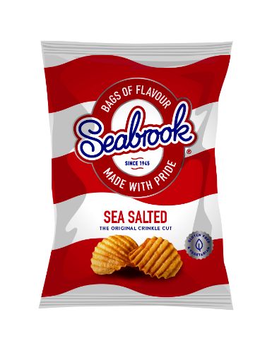Seabrook Sea Salted The Original Crinkle Cut Crisp 31.8g – 32 x 31.8g
