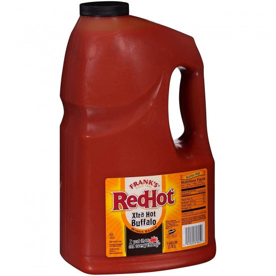 Frank's Red Hot Wings Buffalo Sauce 3.78L Multi Pack 4 X 3.7L Foodservice Catering Size
