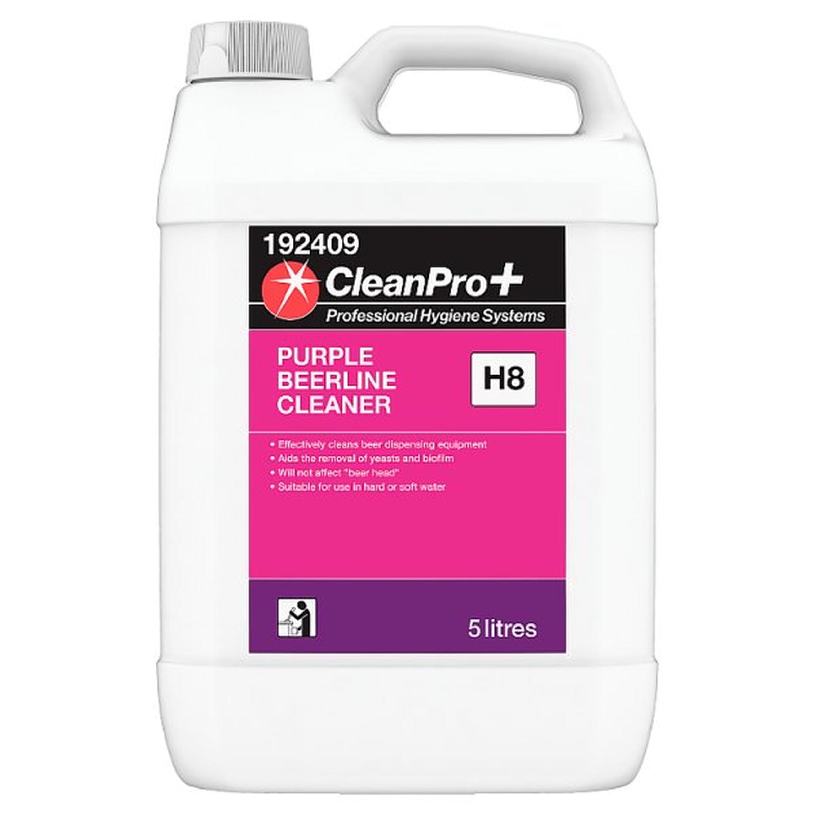 CleanPro+ Purple Beerline Cleaner H8 5 Litres