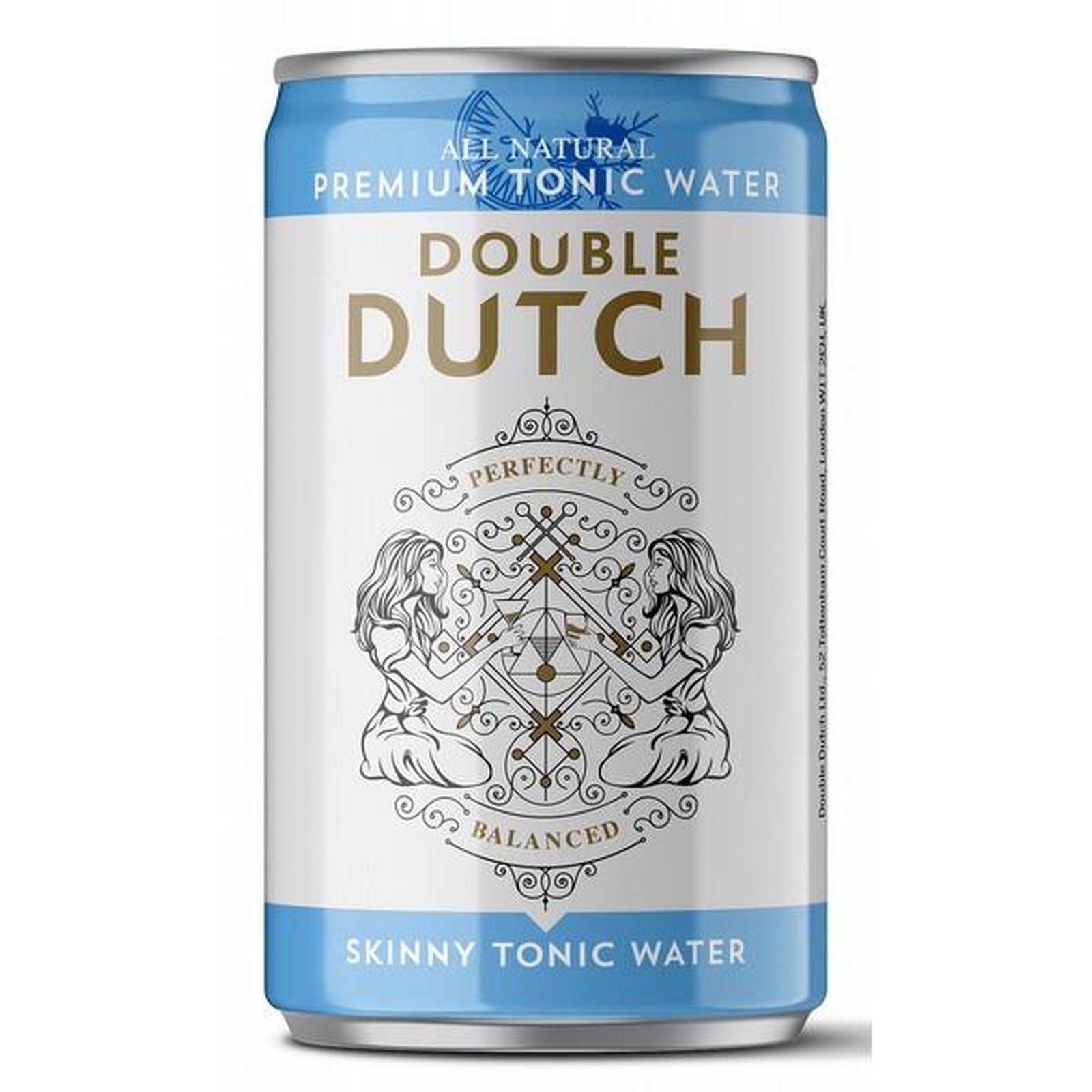 Double Dutch Skinny Tonic Water 24 x 150ml Cans