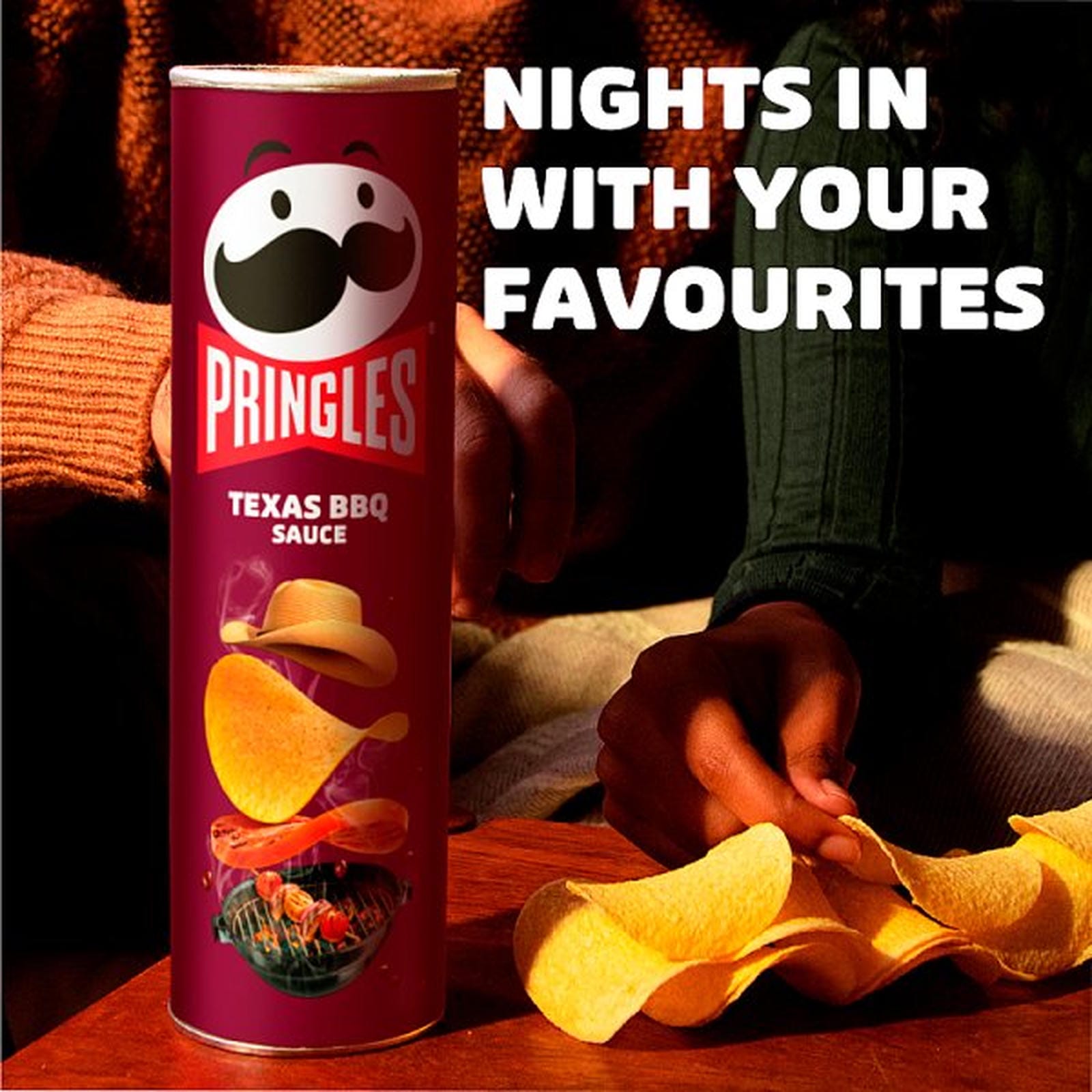 Pringles Texas BBQ Sharing Crisps 6 x 165g PMP £2.99