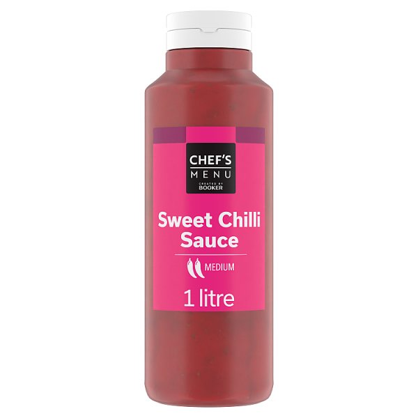 Chef's Menu Sweet Chilli Sauce Crushed Chillies And Garlic Medium-Heat 1.15kg Jar For Dipping, Marinades And Cooking