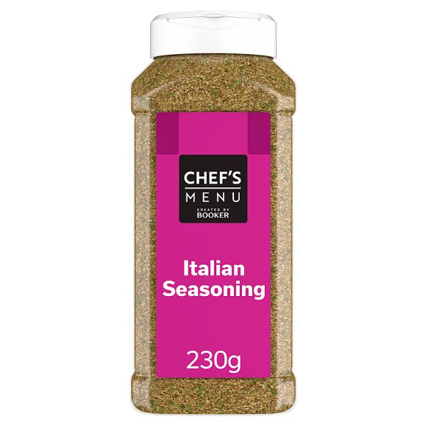 Chef's Menu Italian Seasoning Authentic Mediterranean Flavours Herb Blend 230 g For Pasta Risotto Soups