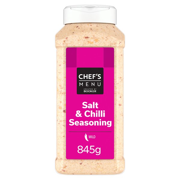 Chef's Menu Salt & Chilli Seasoning Mild Heat For Meats Vegetables Rice Dishes 845g