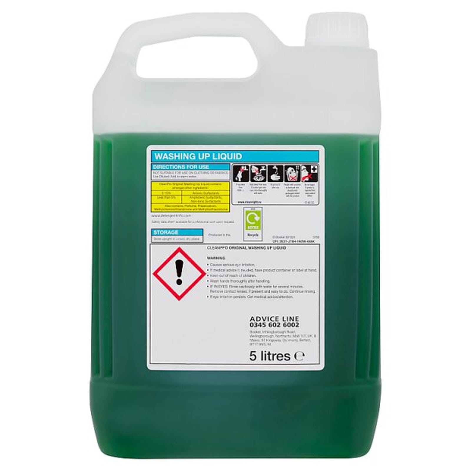 CleanPro Washing Up Liquid 5 Litres