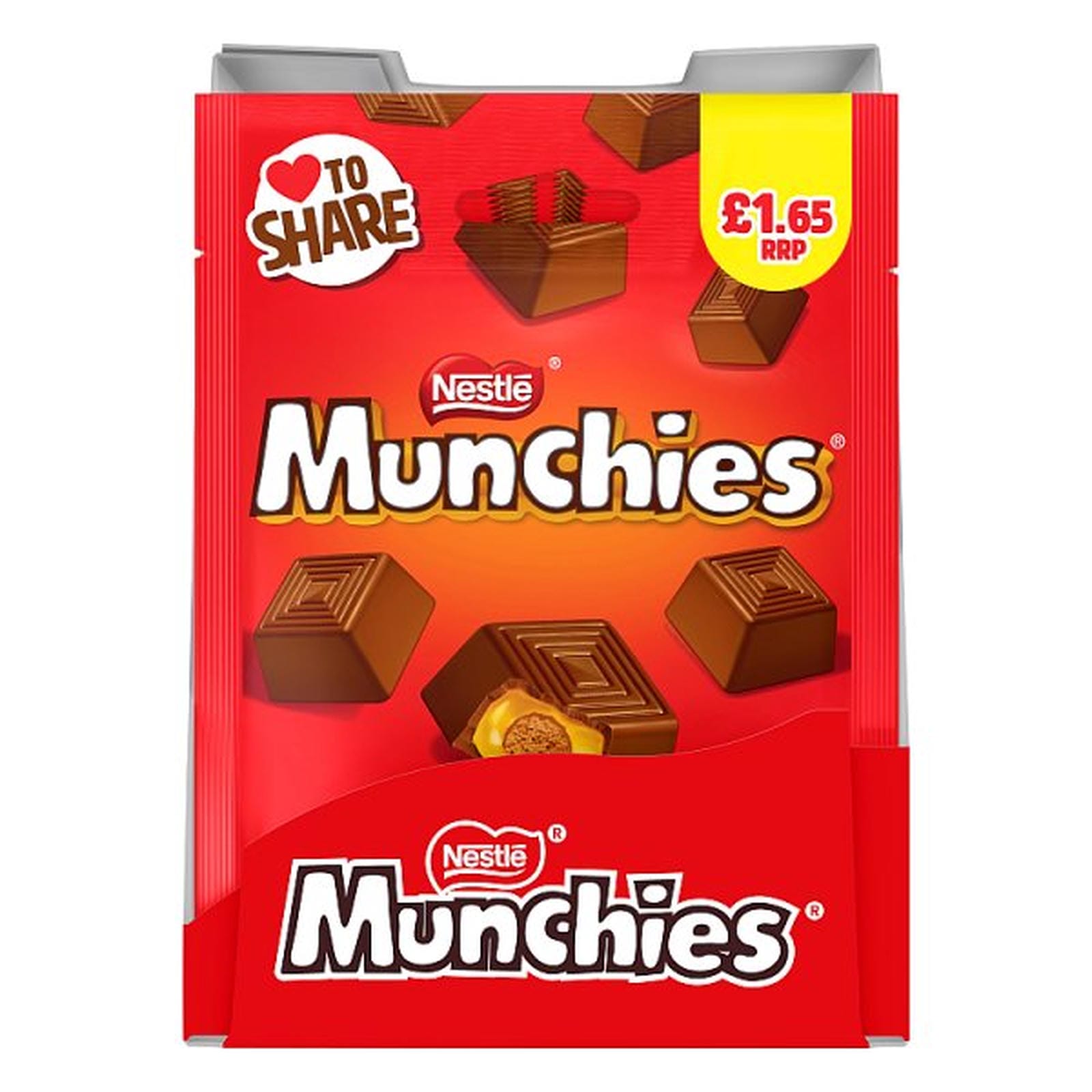 Munchies Milk Chocolate & Caramel Sharing Bag 81g PMP £1.65
