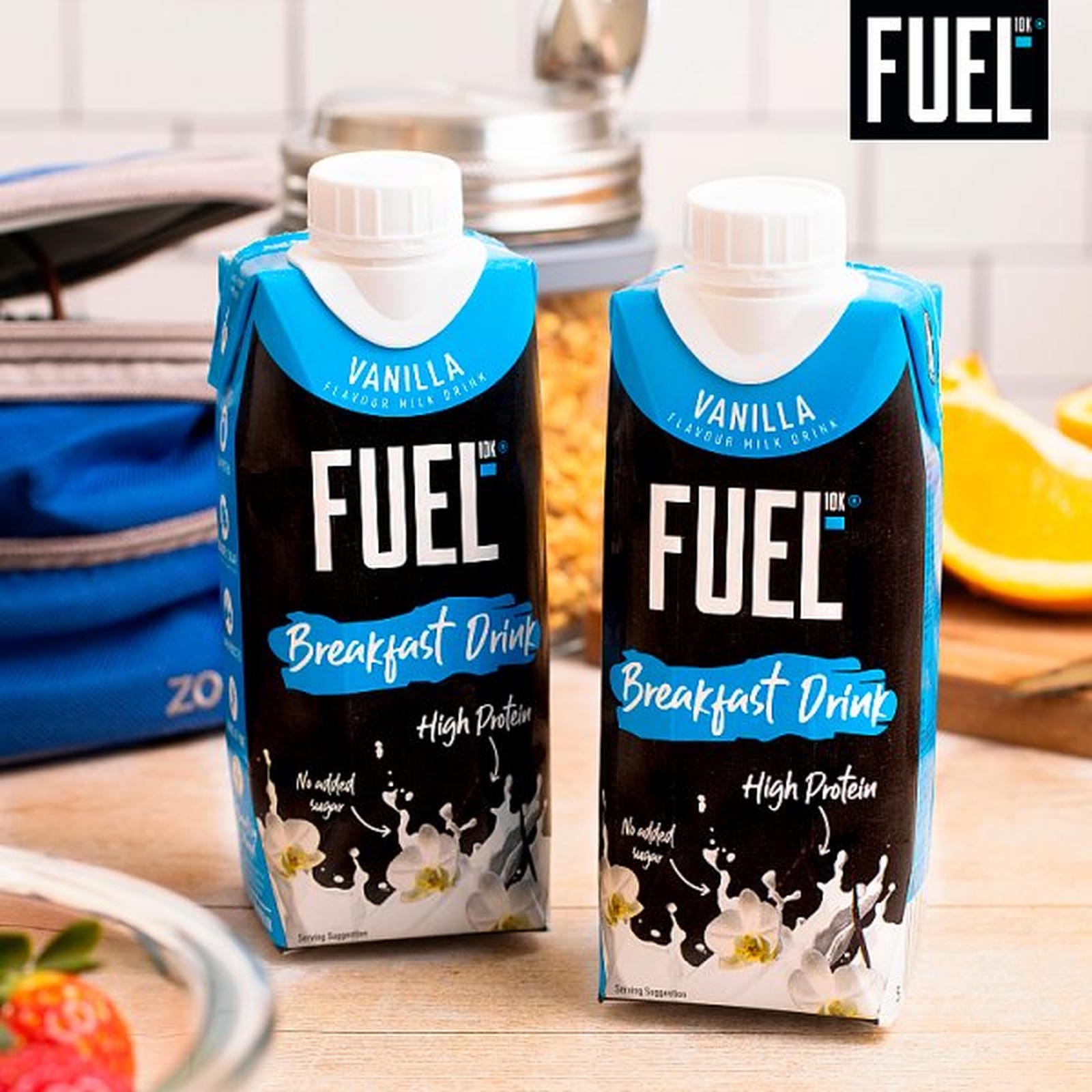 FUEL10K Vanilla High Protein Milk Breakfast Drink 330ml