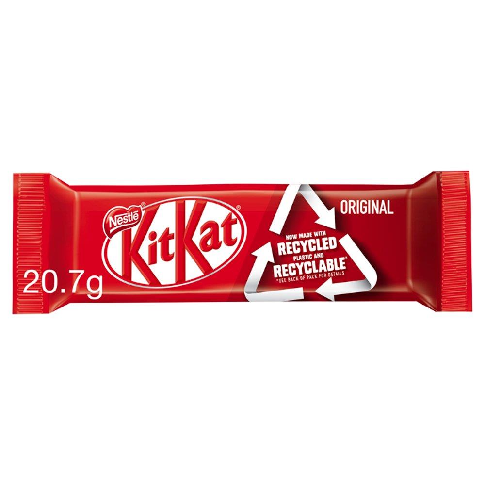 KitKat 2 Finger Milk Chocolate Biscuit Bar 20.7g – 72 x 20.7g