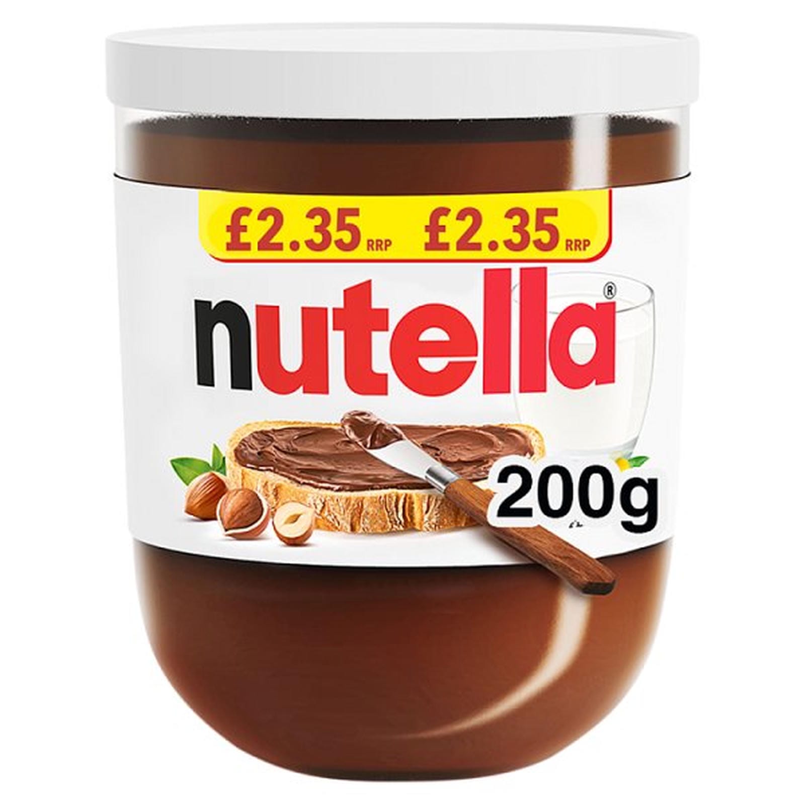 Nutella Hazelnut Spread with Cocoa 200g PMP £2.35