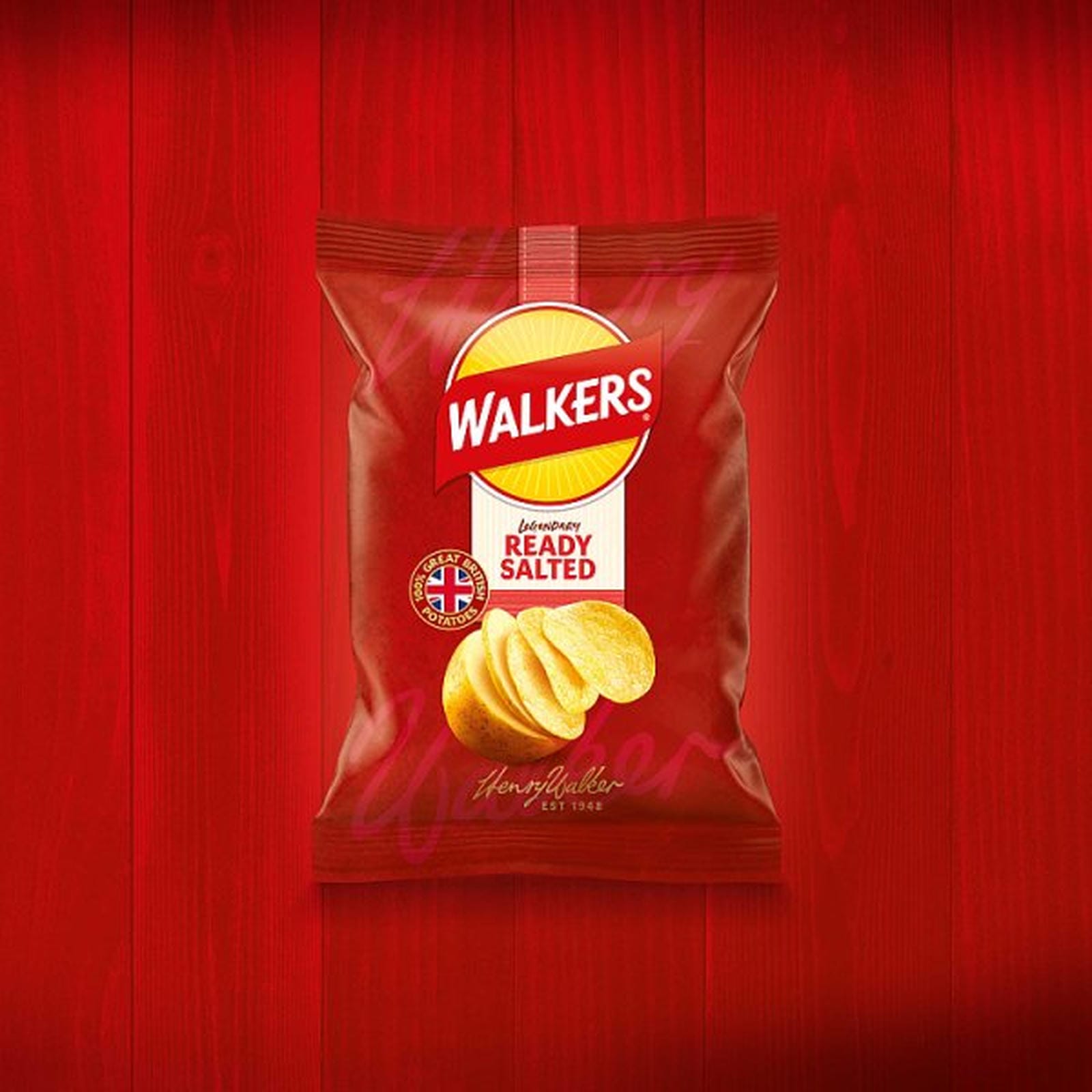 Walkers Ready Salted Crisps 32.5g