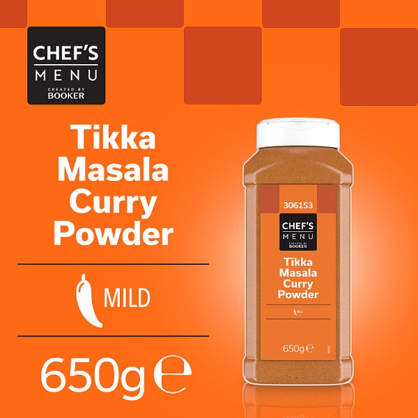 Chef's Menu Tikka Masala Curry Powder Mild Heat Indian Spice Blend 650g For Home Cooking