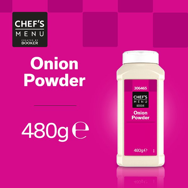 Onion Powder Chef's Menu 480g Dried Seasoning for Cooking and Batch Prep for Professional Kitchens