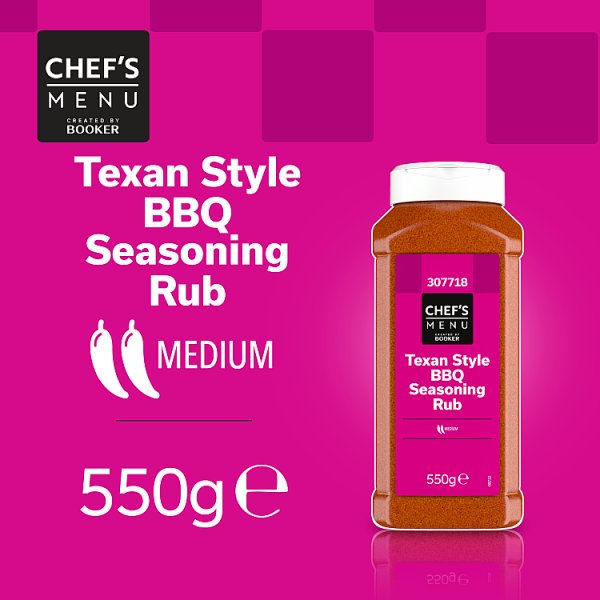 Chef's Menu Texan Style BBQ Seasoning Rub - Smoked Paprika Blend Medium Heat For Grilling