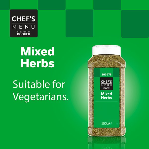 Chef's Menu Mixed Herbs Dried Herb Blend For Cooking 150g Versatile Seasoning For Soups Stews And Roasted Vegetables