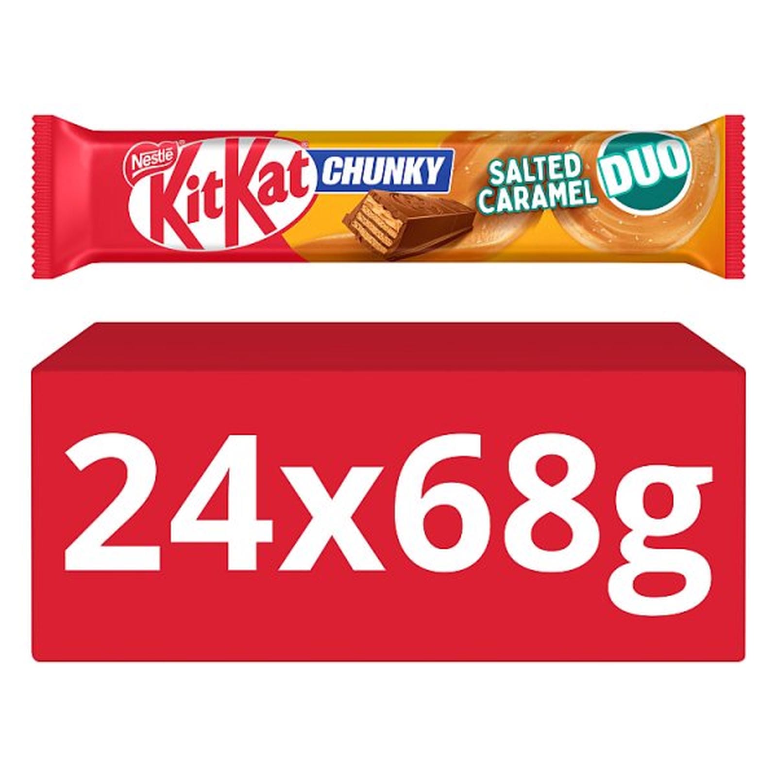 KitKat Chunky DUO Salted Caramel Chocolate Bar 68g