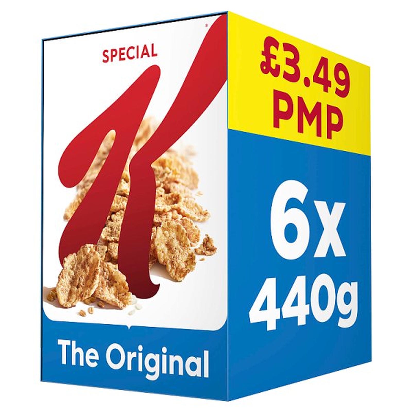 Kellogg's Special K Original Breakfast Cereal 6x440g PMP £3.49