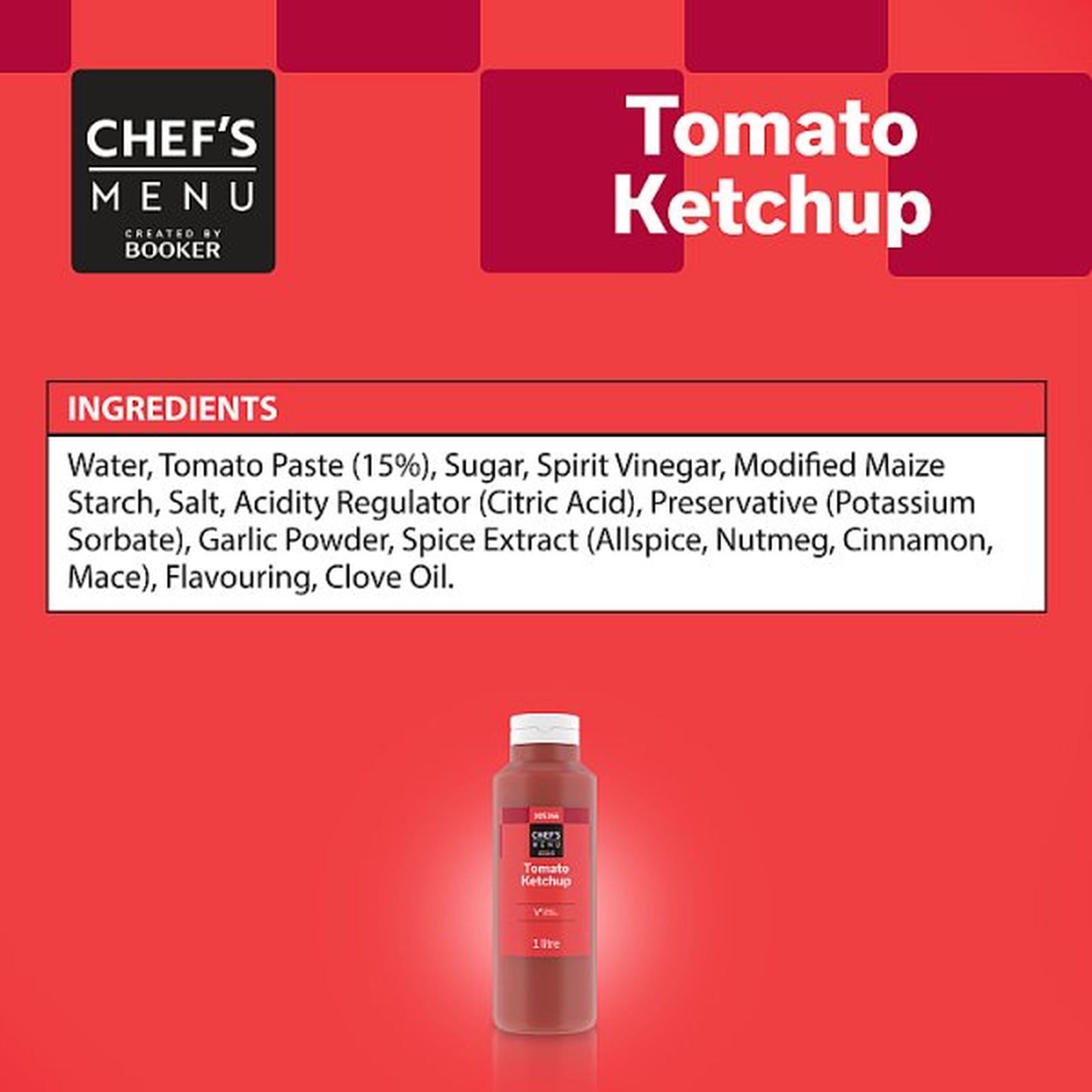 Chef's Menu Tomato Ketchup 1 Litre