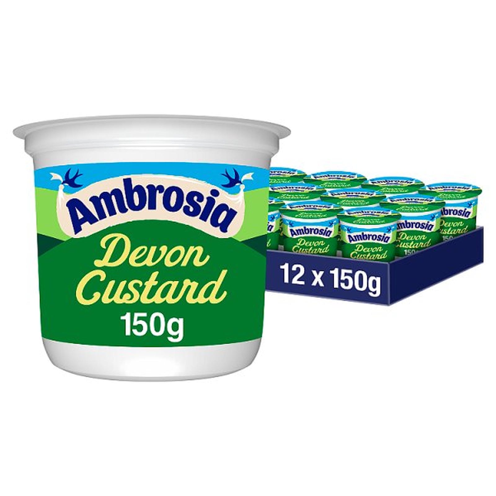Ambrosia Devon Custard Dessert Snack Pot 150g