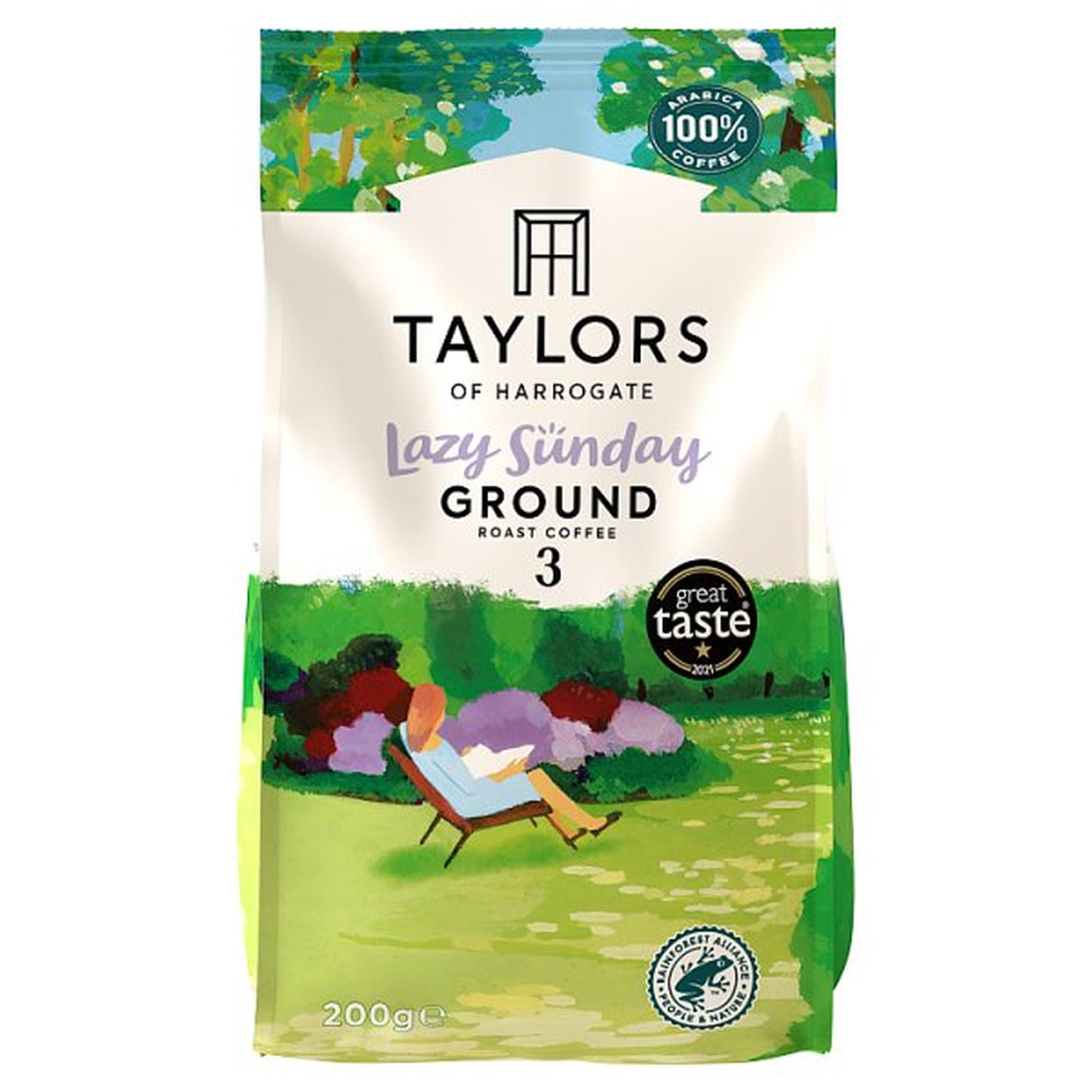 Taylors of Harrogate Lazy Sunday Roast Ground Coffee 200g