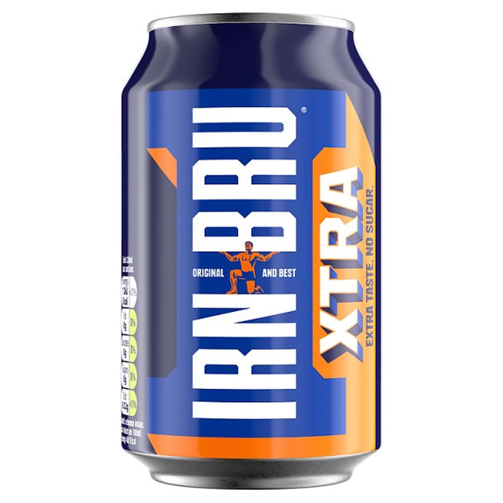 IRN-BRU Xtra No Sugar Soft Drink Can 330ml