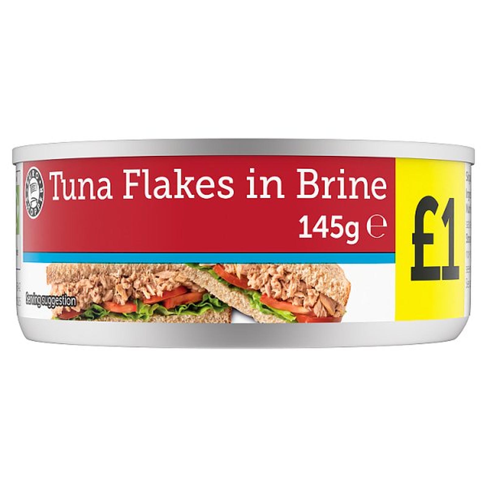 Euro Shopper Tuna Flakes in Brine 145g