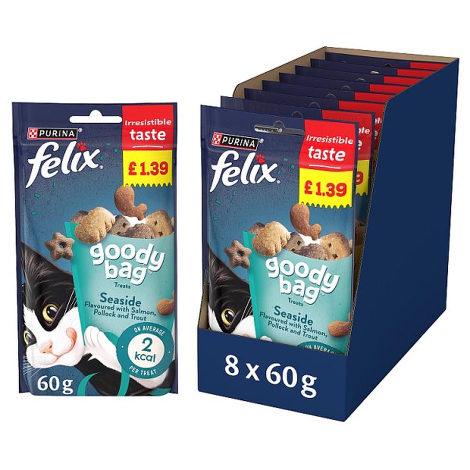 FELIX Goody Bag Seaside Mix Cat Treats 60g PMP