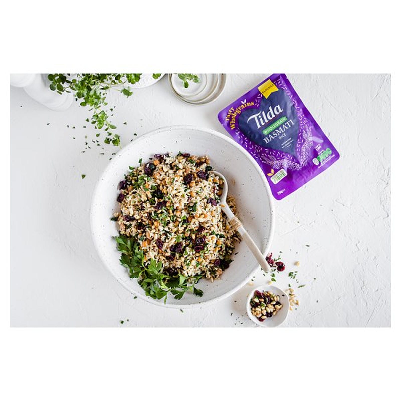 Tilda Microwave Wholegrain Basmati Rice 250g