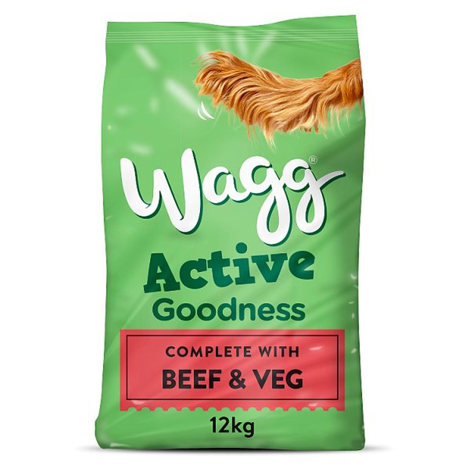 Wagg Active Goodness Complete Rich in Beef & Veg 12kg
