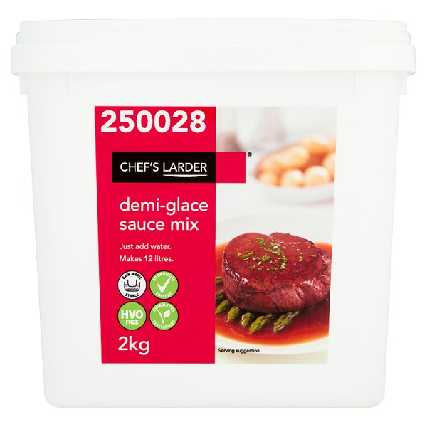Chef's Larder Demi-Glace Sauce Mix 2kg Multi Pack 2 x 2kg for Professional Kitchens Foodservice