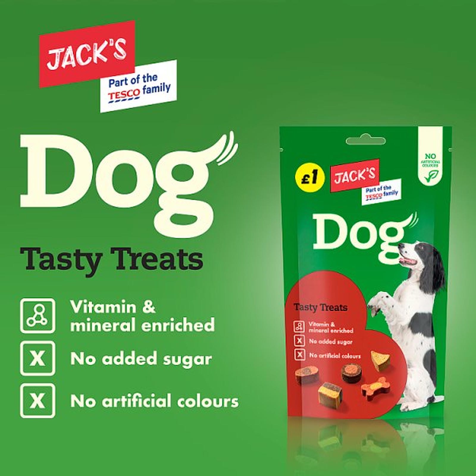 Jack's Dog Tasty Treats 100g