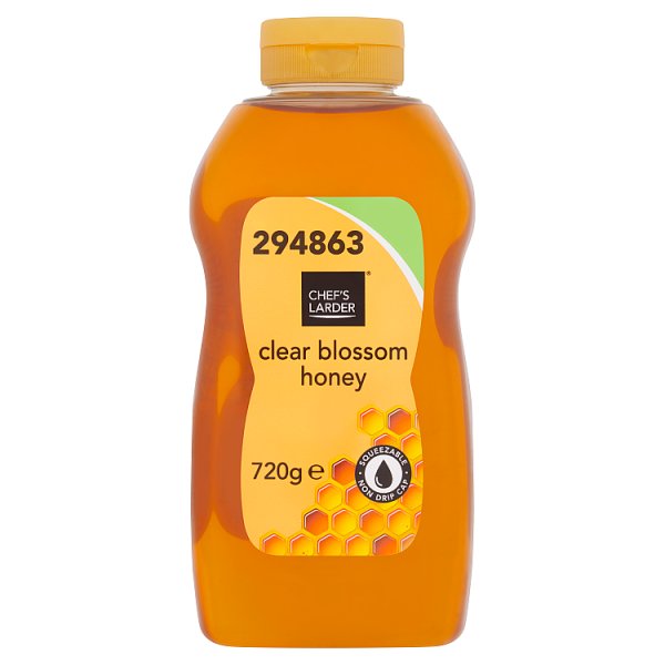 Chef's Larder Clear Blossom Honey 720g Pack 1 x 720g For Retail And Foodservice Use