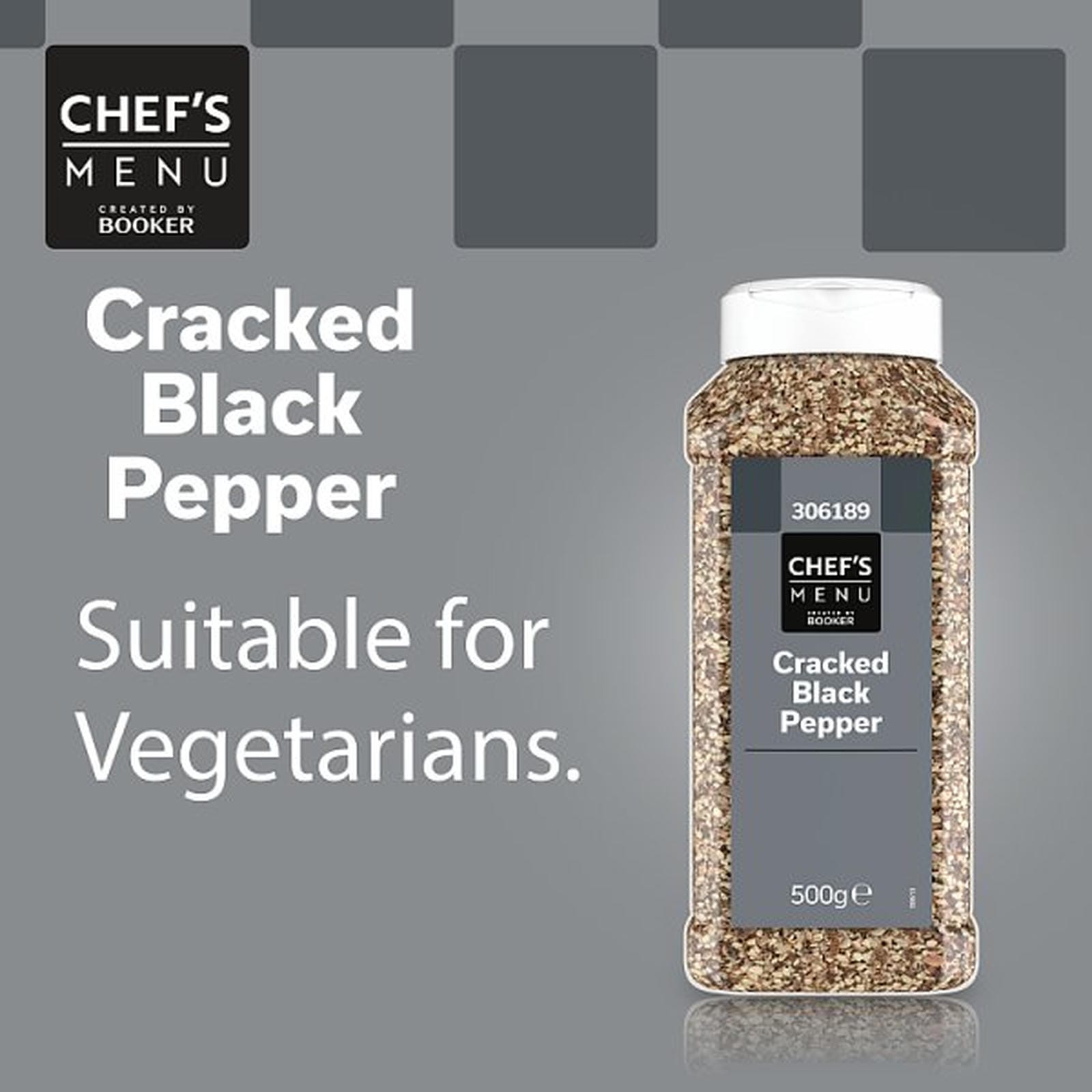 Chef's Menu Coarse Ground Black Pepper 500g