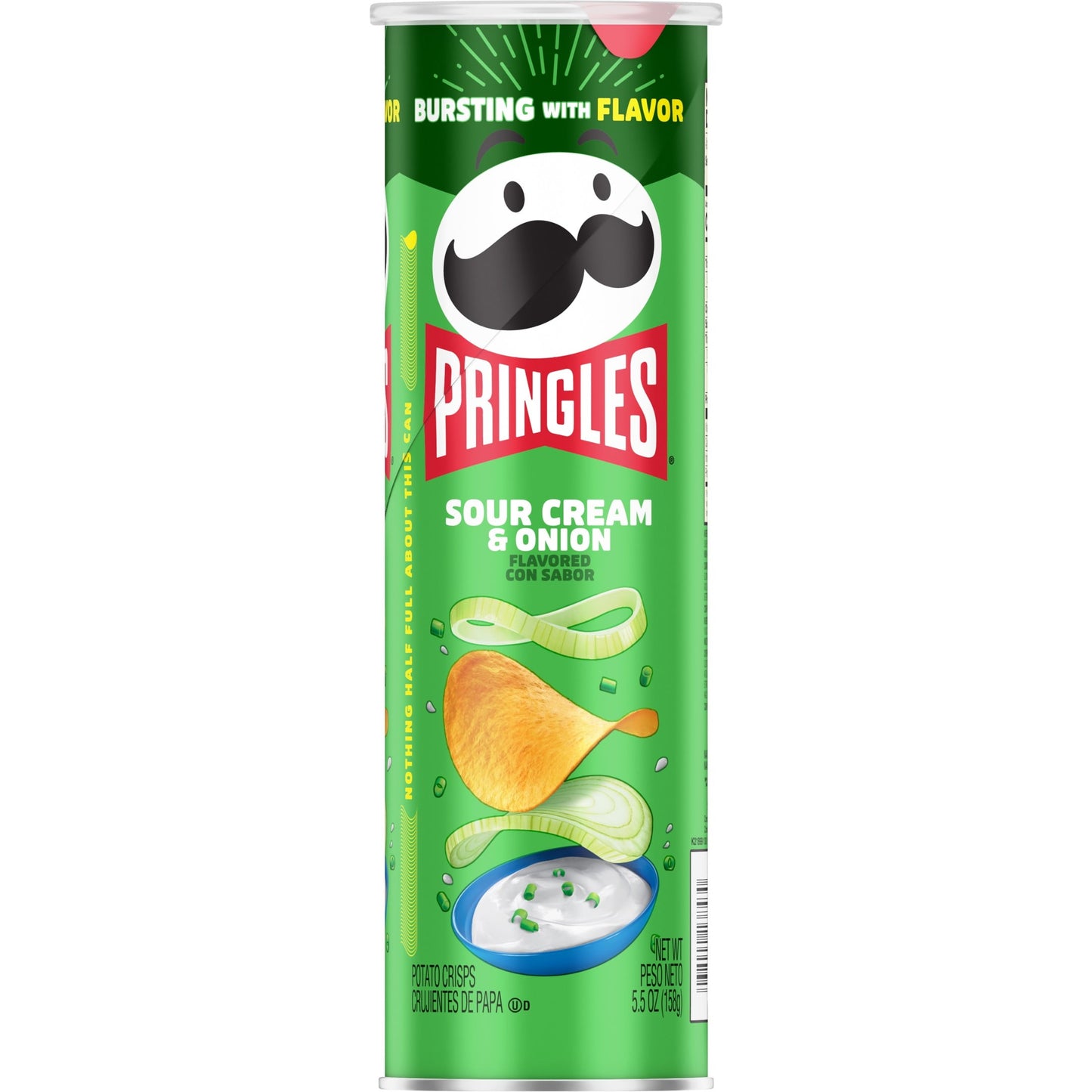 Pringles Sour Cream & Onion Sharing Crisps 6 x 165g PMP £2.99 – 6 x 165g