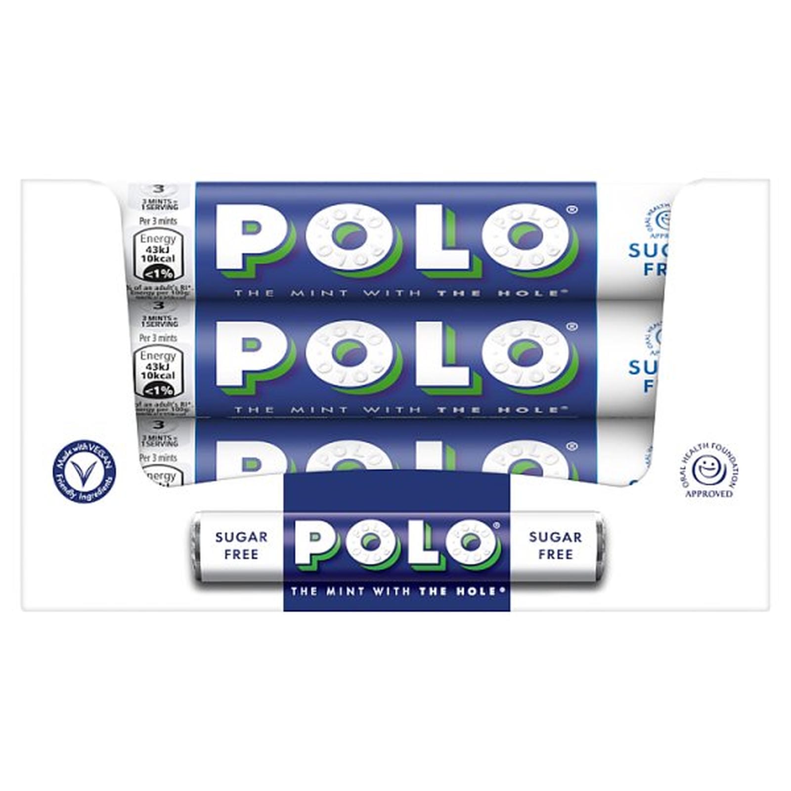 Polo Sugar Free Mint Tube 33.4g