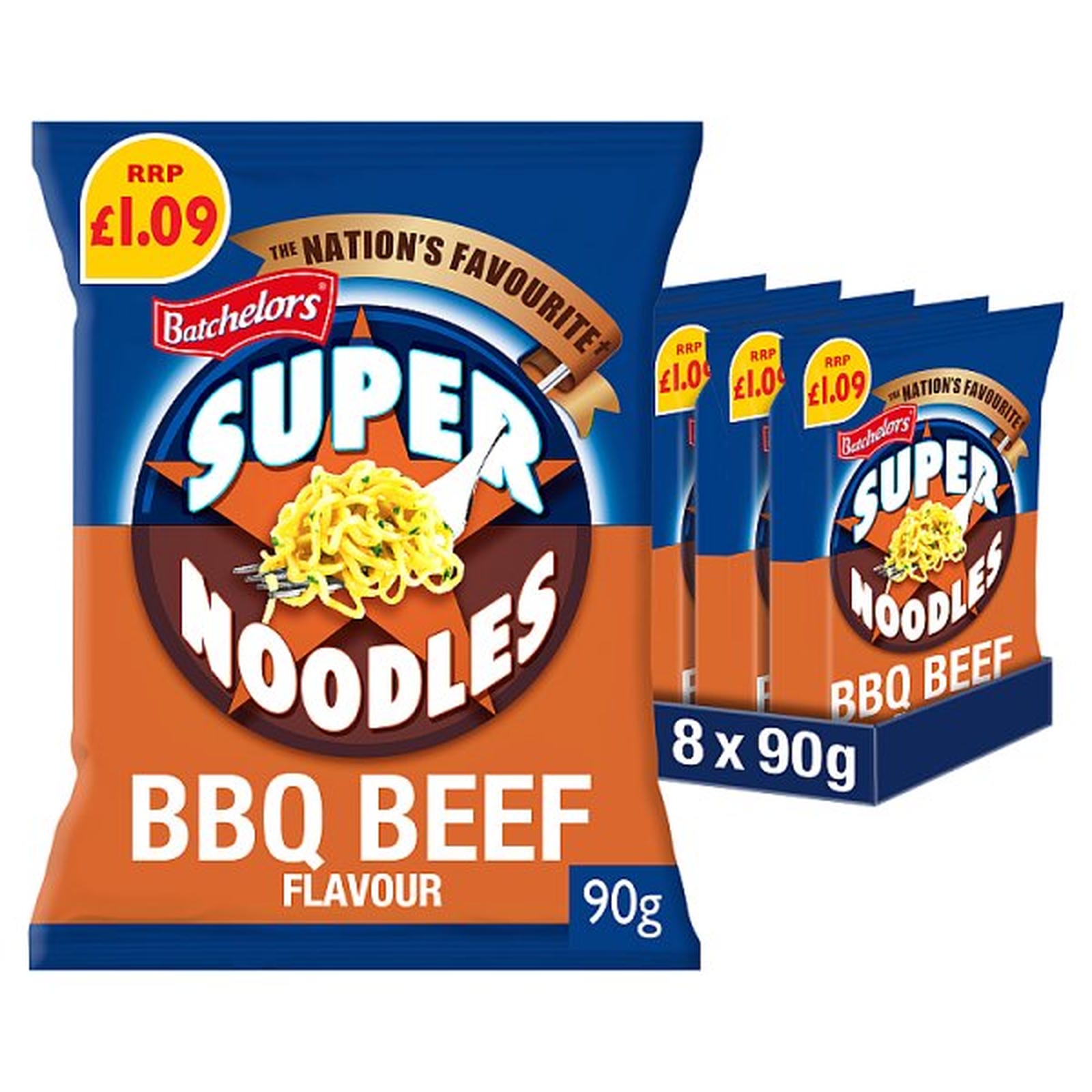Batchelors Super Noodles BBQ Beef Flavour 90g