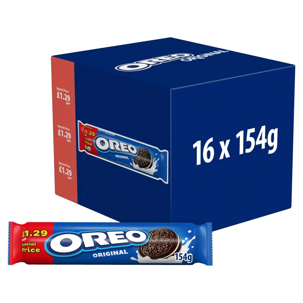 Oreo Original Sandwich Biscuits £1.29 PMP 154g – 16 x 154g