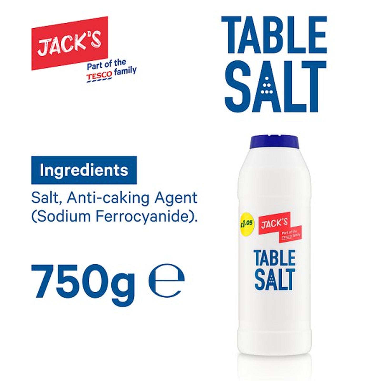 Jack's Table Salt 750g