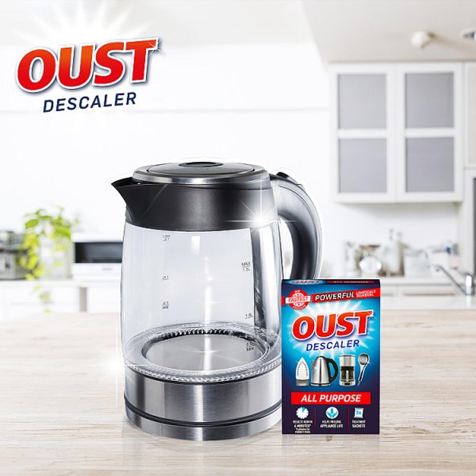 Oust All Purpose Descaler 3 x 25ml Sachets