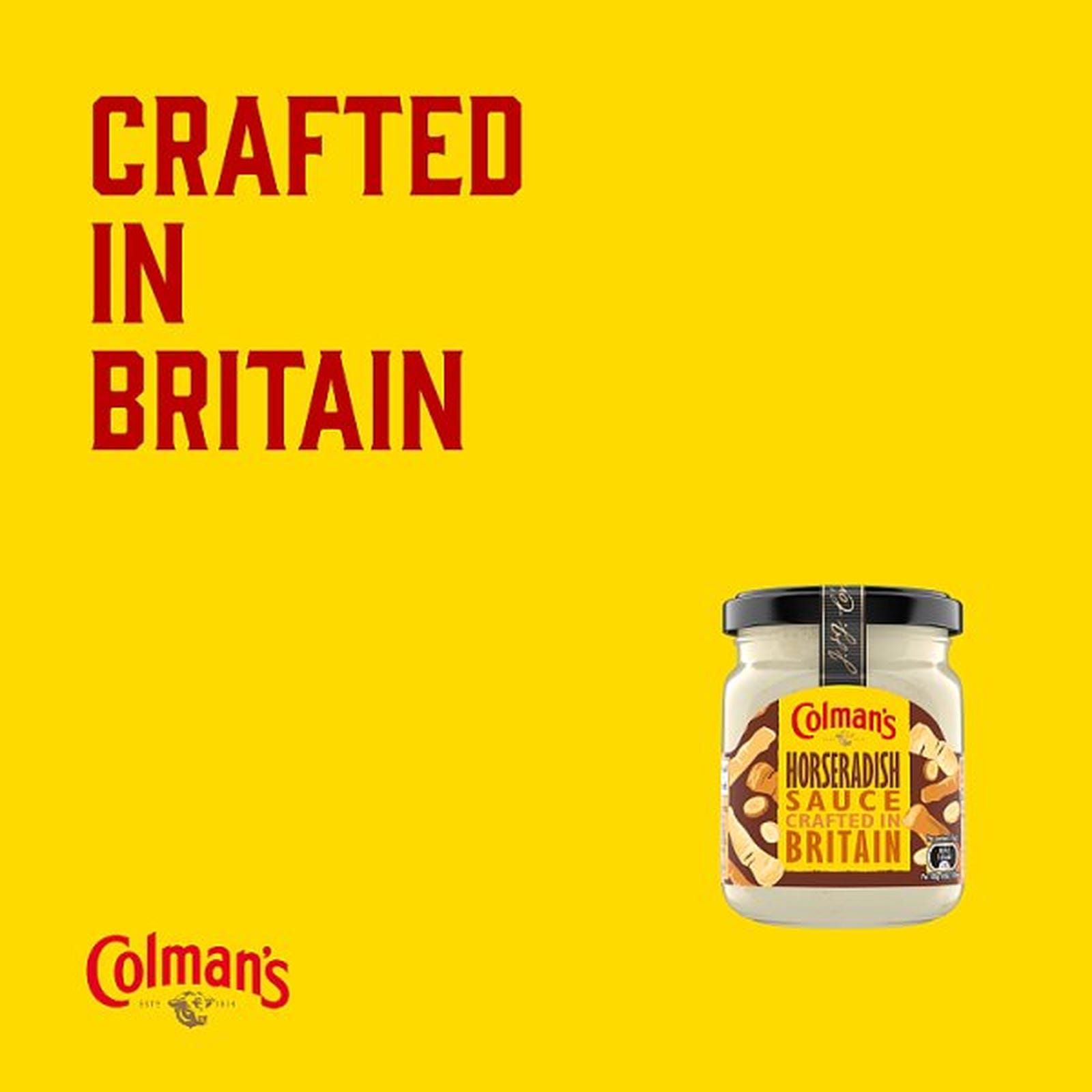 Colman's Sauce Horseradish 136 g