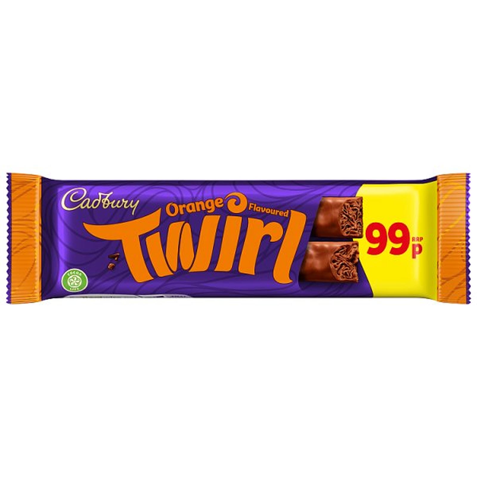 Cadbury Twirl Orange Chocolate 99p PMP Bar 43 g