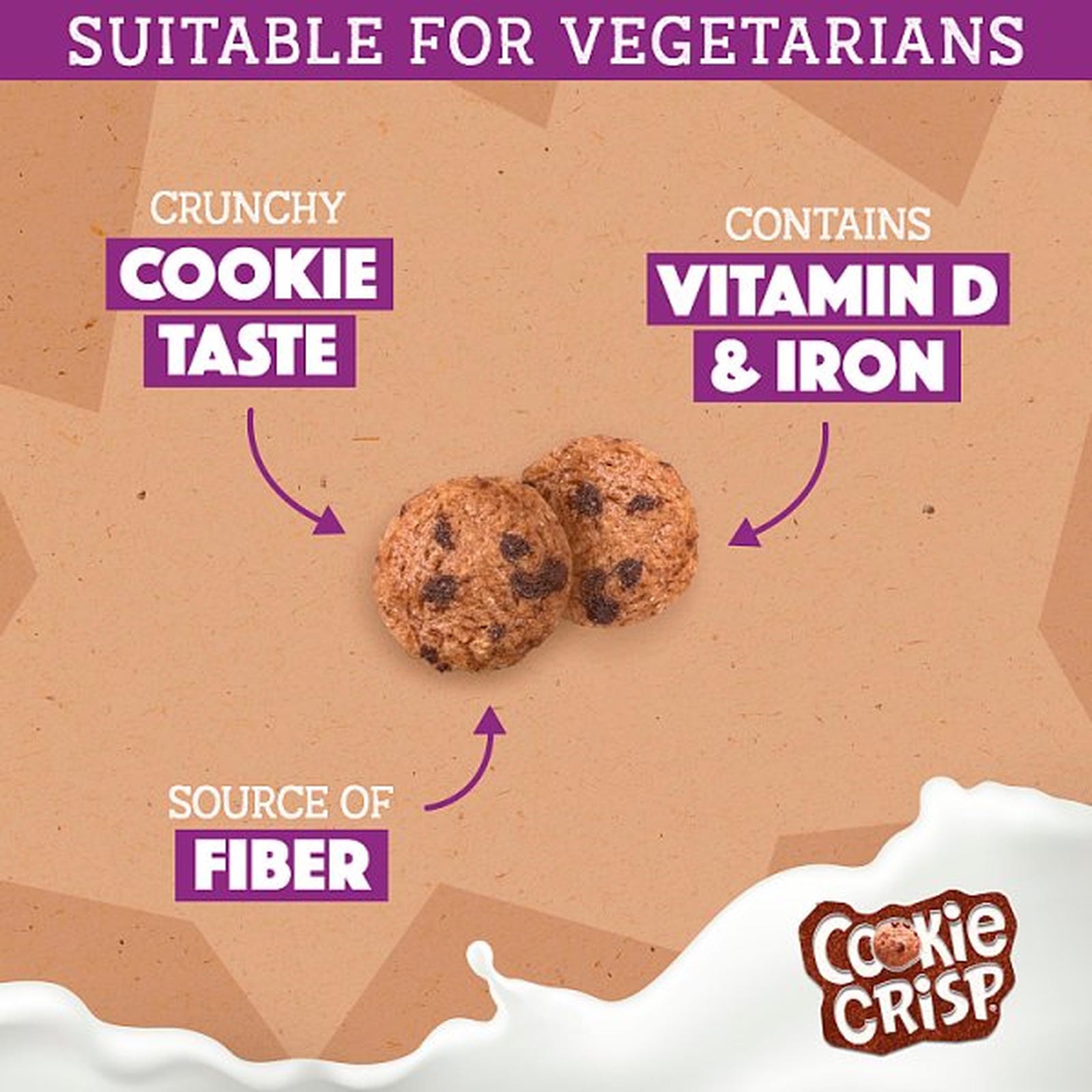 Nestlé Cookie Crisp Chocolate Breakfast Cereal 375g
