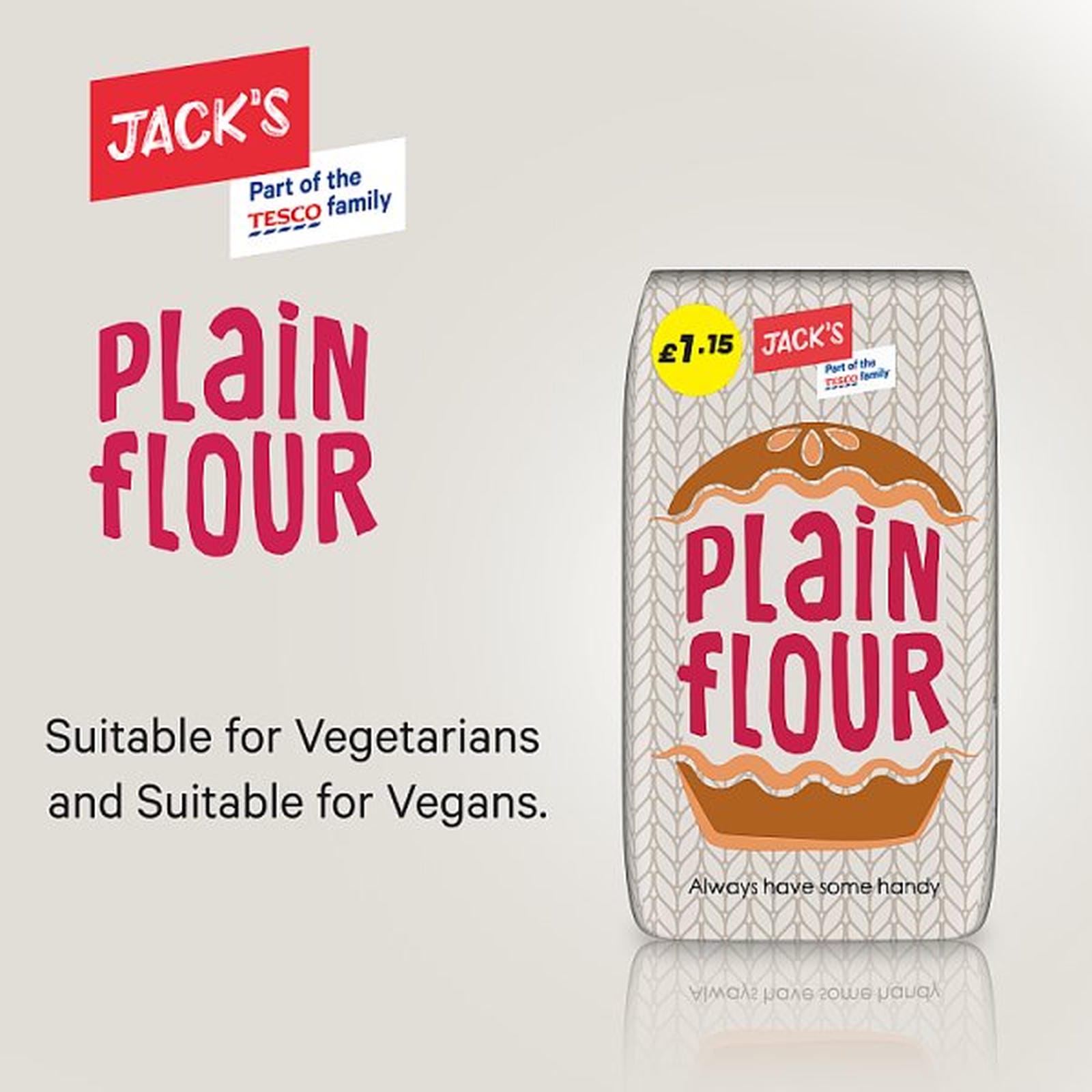 Jack's Plain Flour 1kg