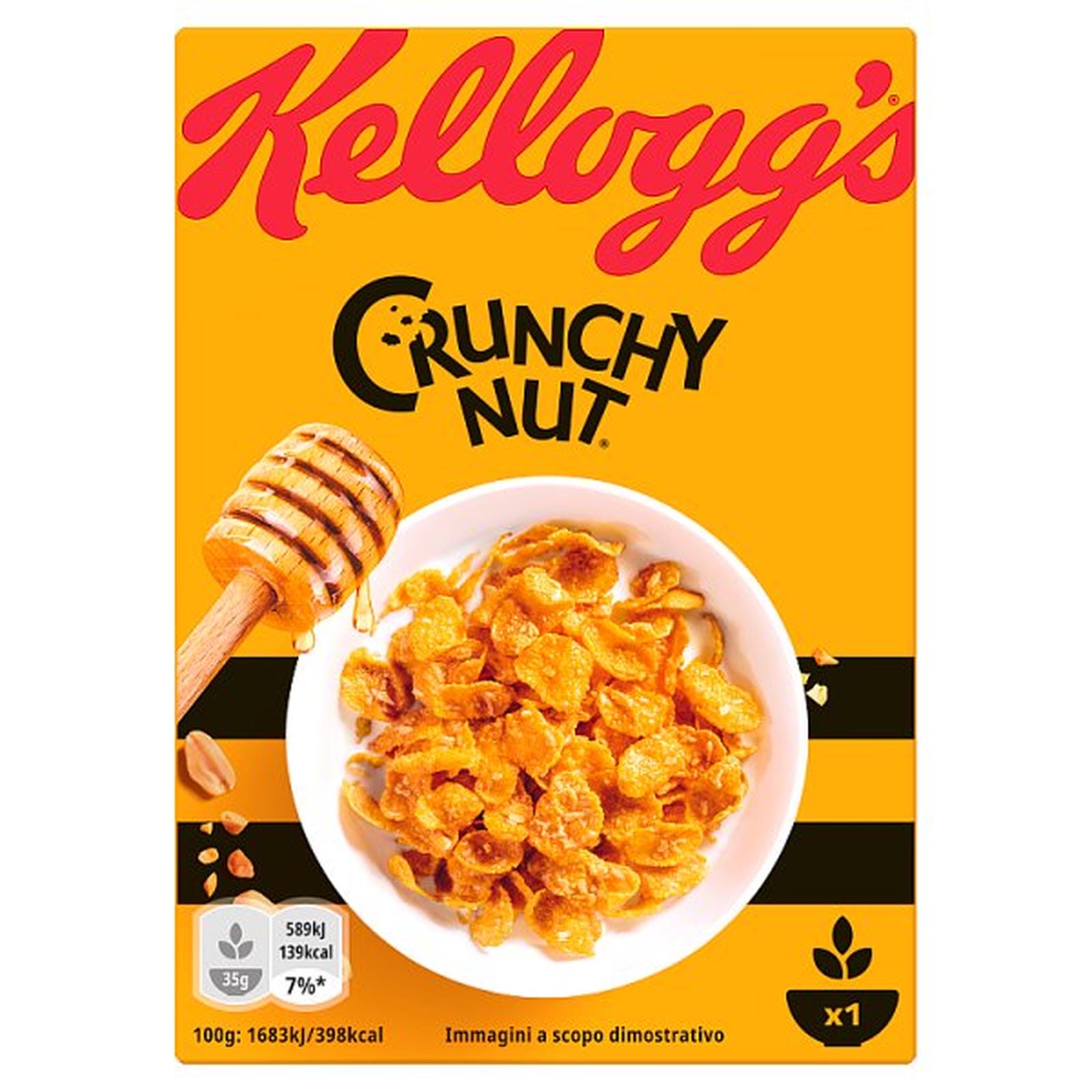 Kellogg's Crunchy Nut Breakfast Cereal Portion Pack 40 x 35g