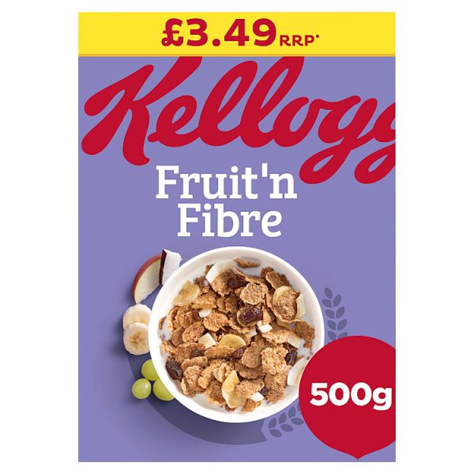 Kellogg's Fruit n Fibre Breakfast Cereal 6x500g PMP £3.49