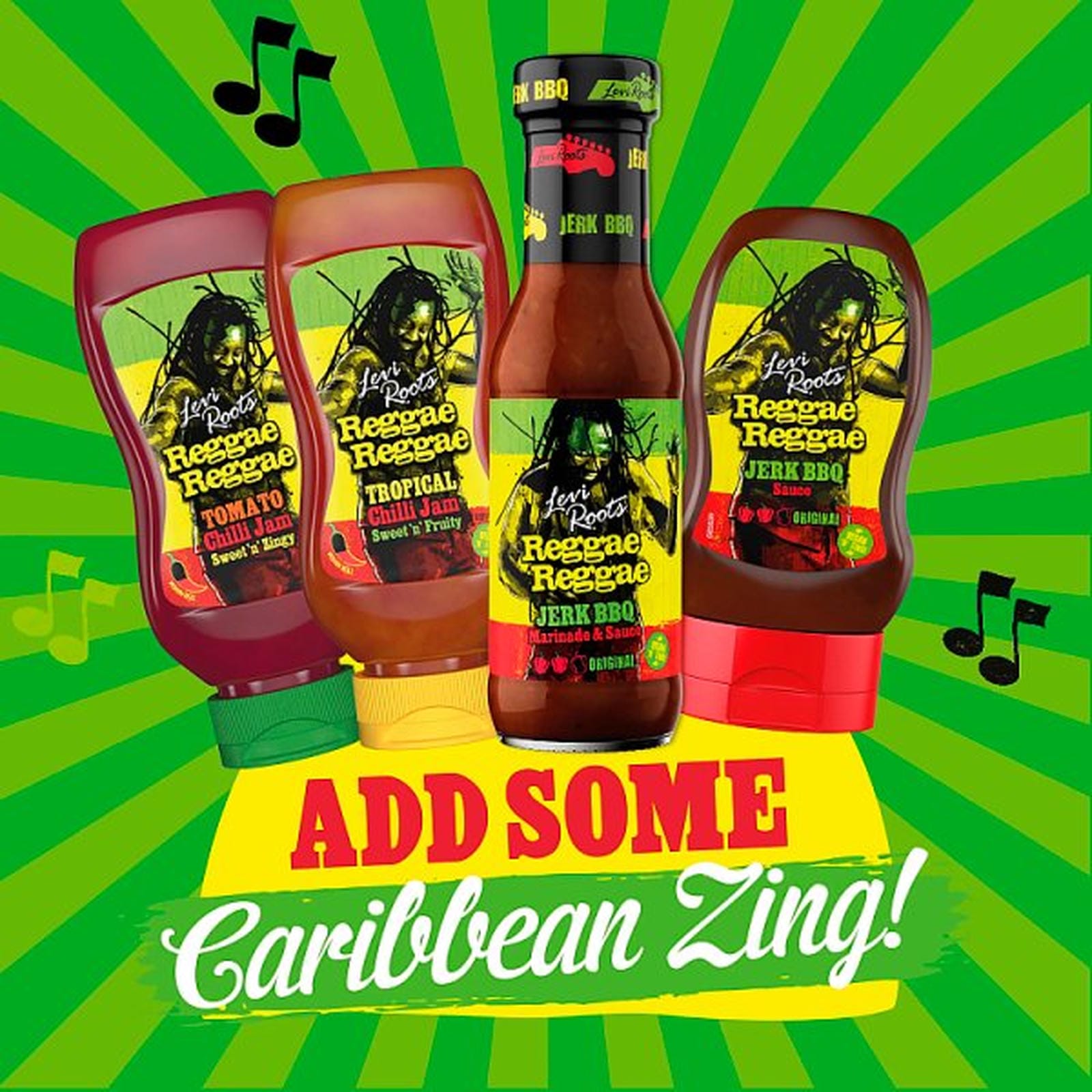 Levi Roots Reggae Reggae Jerk Bbq Sauce 290g