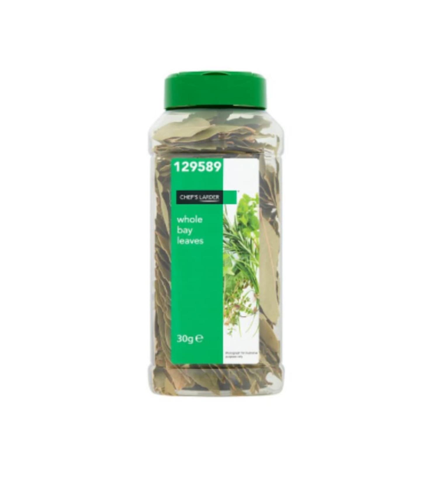 Chef's Larder Bay Leaves Whole 30g Single Pack For Cooking And Flavouring UK Kitchens
