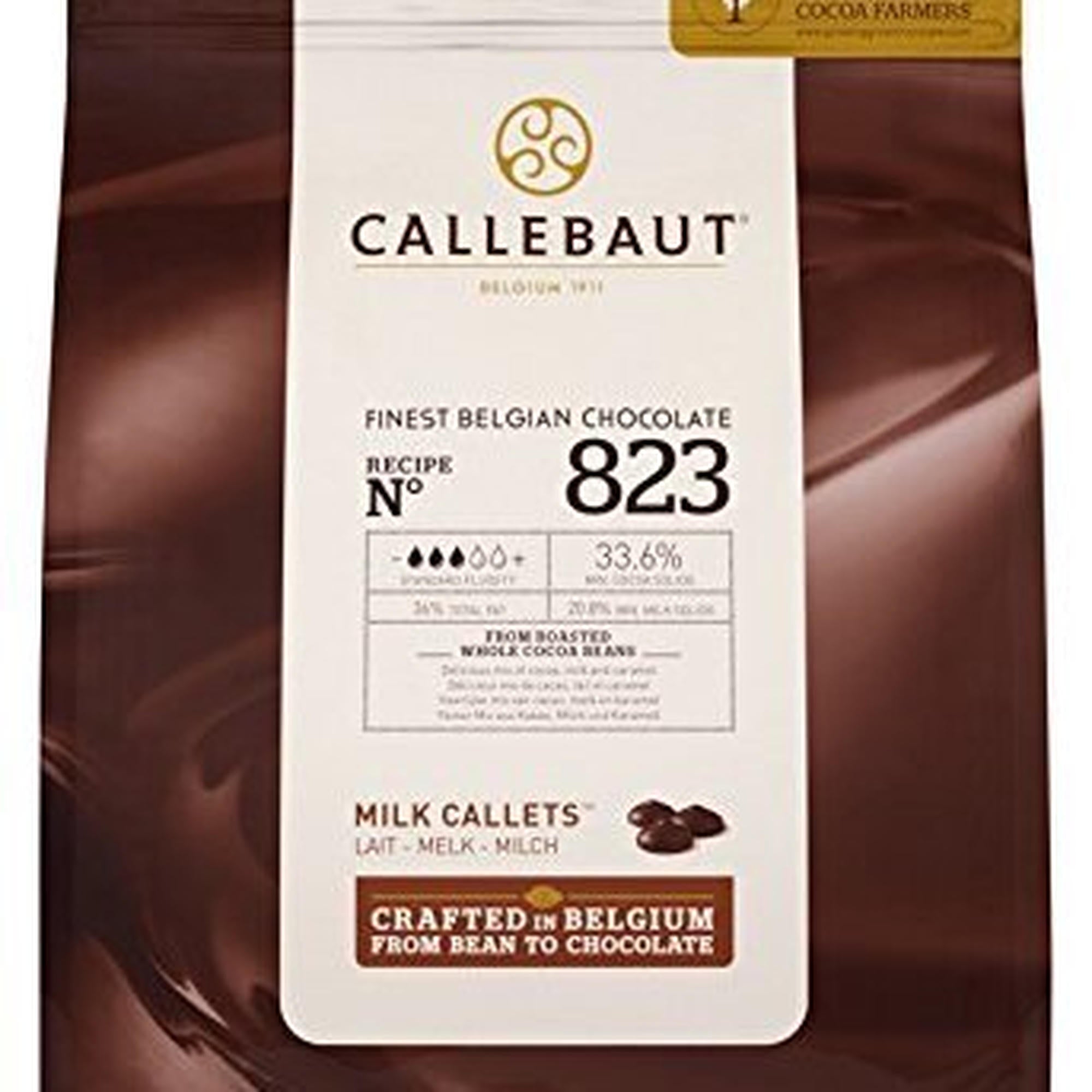 Callebaut Callets Milk Chocolate Finest Belgian 2.5kg Pack 1 x 2.5kg Foodservice Retail Kitchen