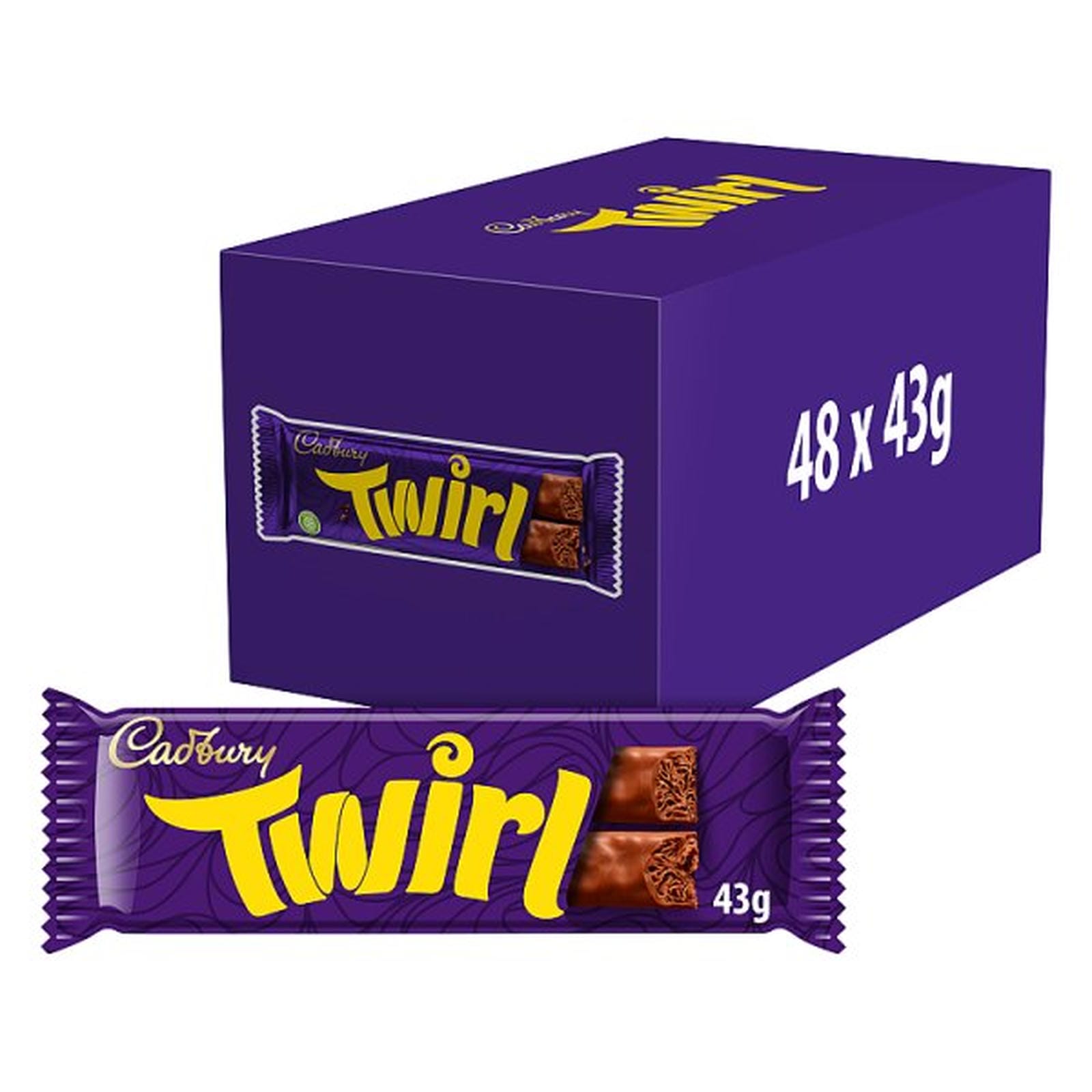 Cadbury Twirl Milk Chocolate Bar 43 g