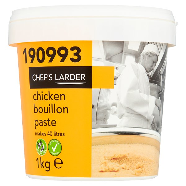 Chef's Larder Bouillon Paste Chicken Flavour Standard Grade Stock Concentrate Base 1kg 1 x 1kg